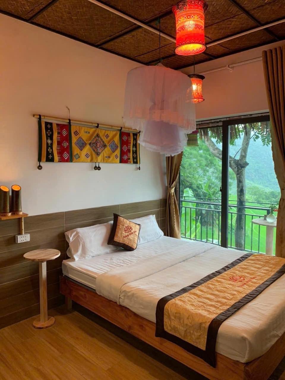 Puluong Aroma Bed and Breakfast Huong Ba Thuoc Exteriör bild